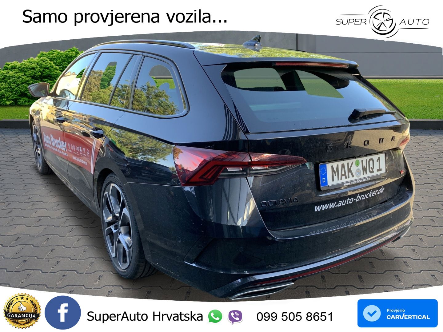 Škoda Octavia Combi RS 2.0 TSI (245 KS) LED+GR SJED+ACC