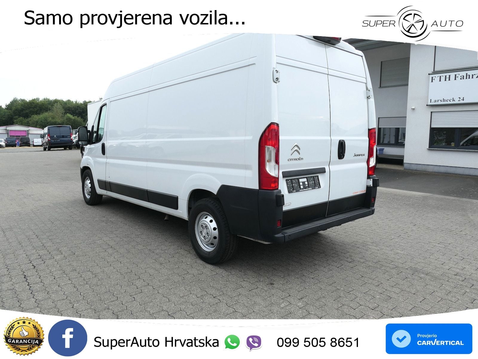 Citroën Jumper L3H2 Kühlkasten 0°C Frischdienst Klima 140 KS