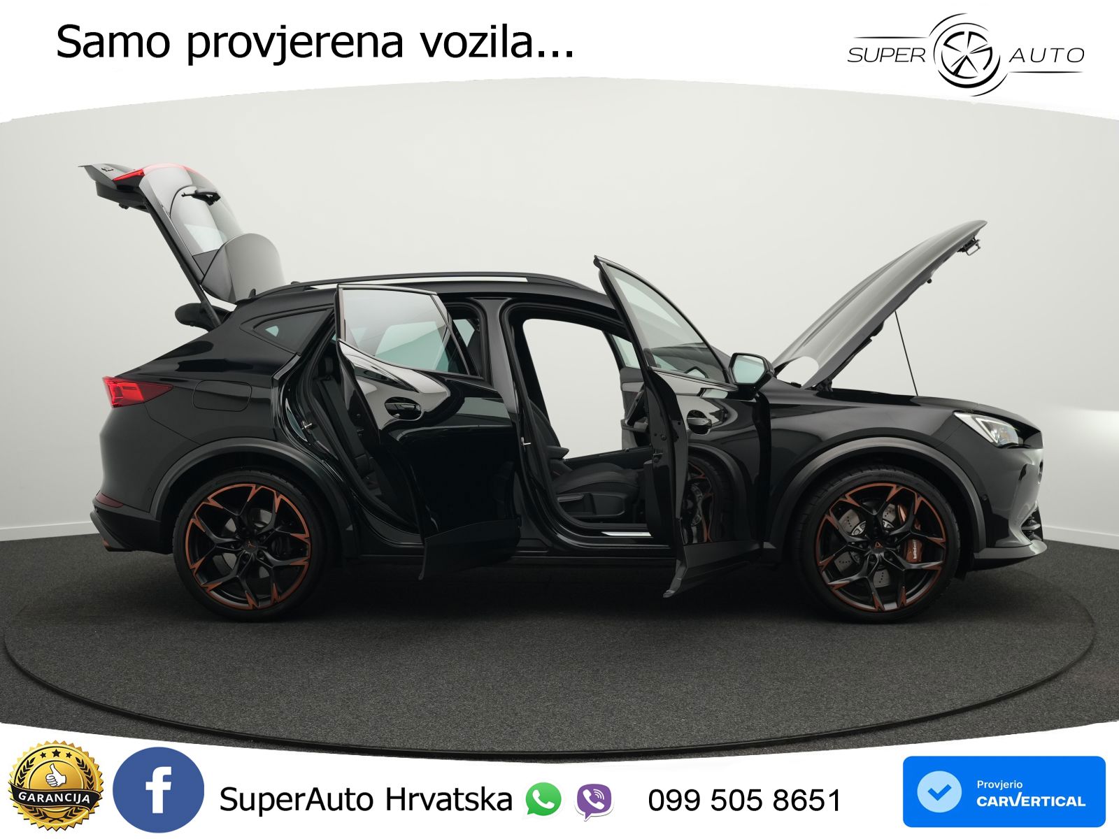 Cupra Formentor VZ5 2.5 TSI (390 KS) 4Drive DSG LED+GR SJED+ACC