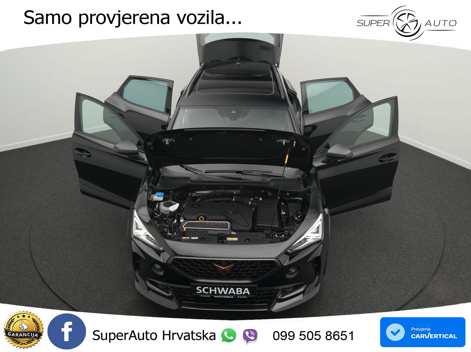 Cupra Formentor VZ5 2.5 TSI (390 KS) 4Drive DSG LED+GR SJED+ACC