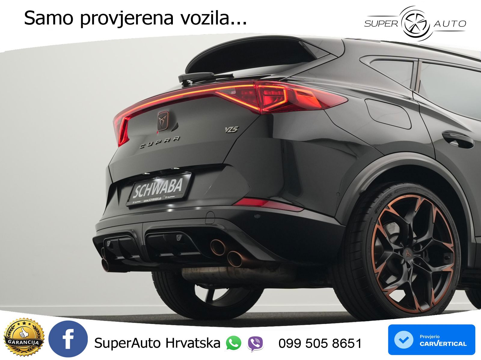 Cupra Formentor VZ5 2.5 TSI (390 KS) 4Drive DSG LED+GR SJED+ACC