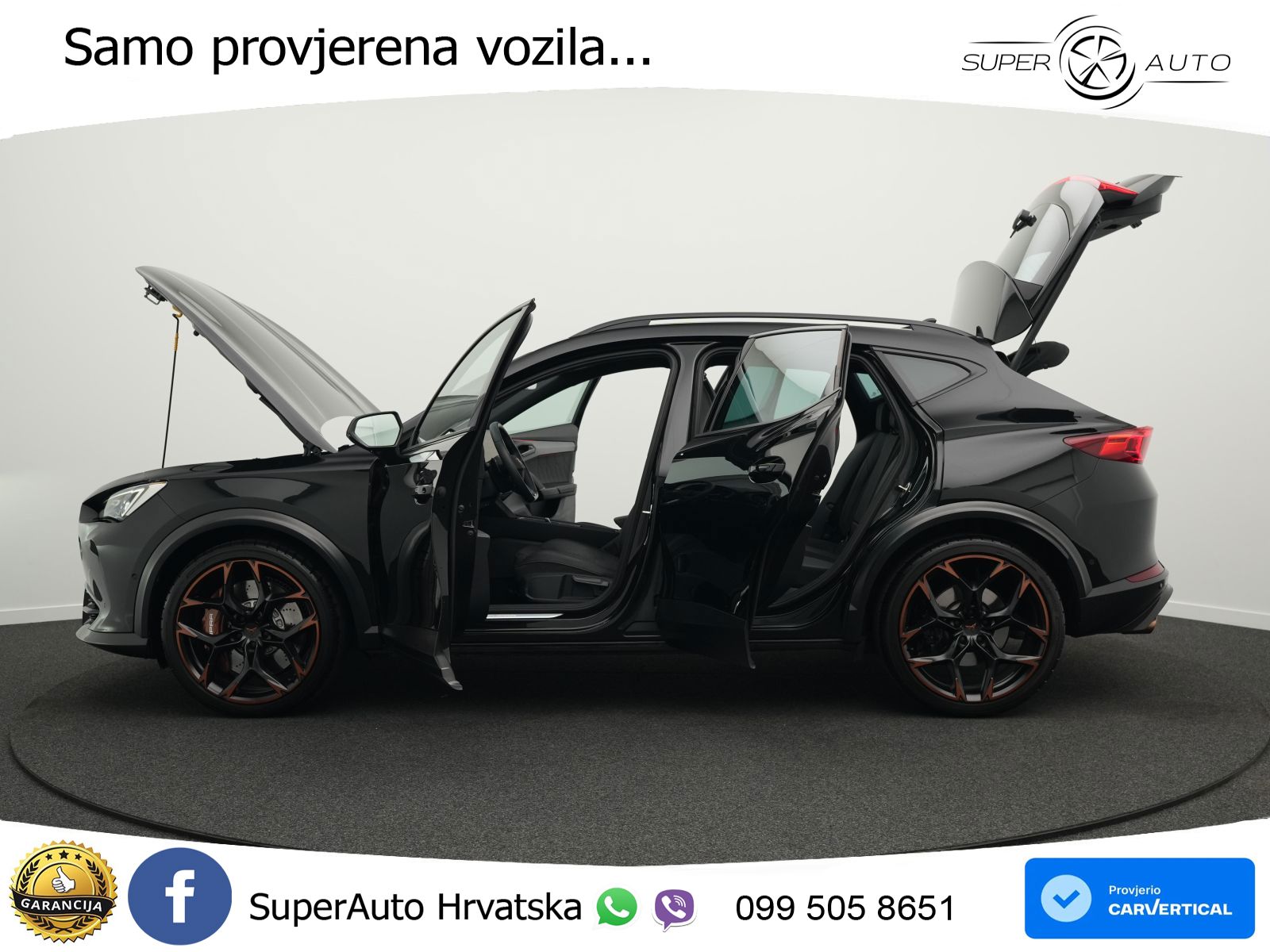 Cupra Formentor VZ5 2.5 TSI (390 KS) 4Drive DSG LED+GR SJED+ACC