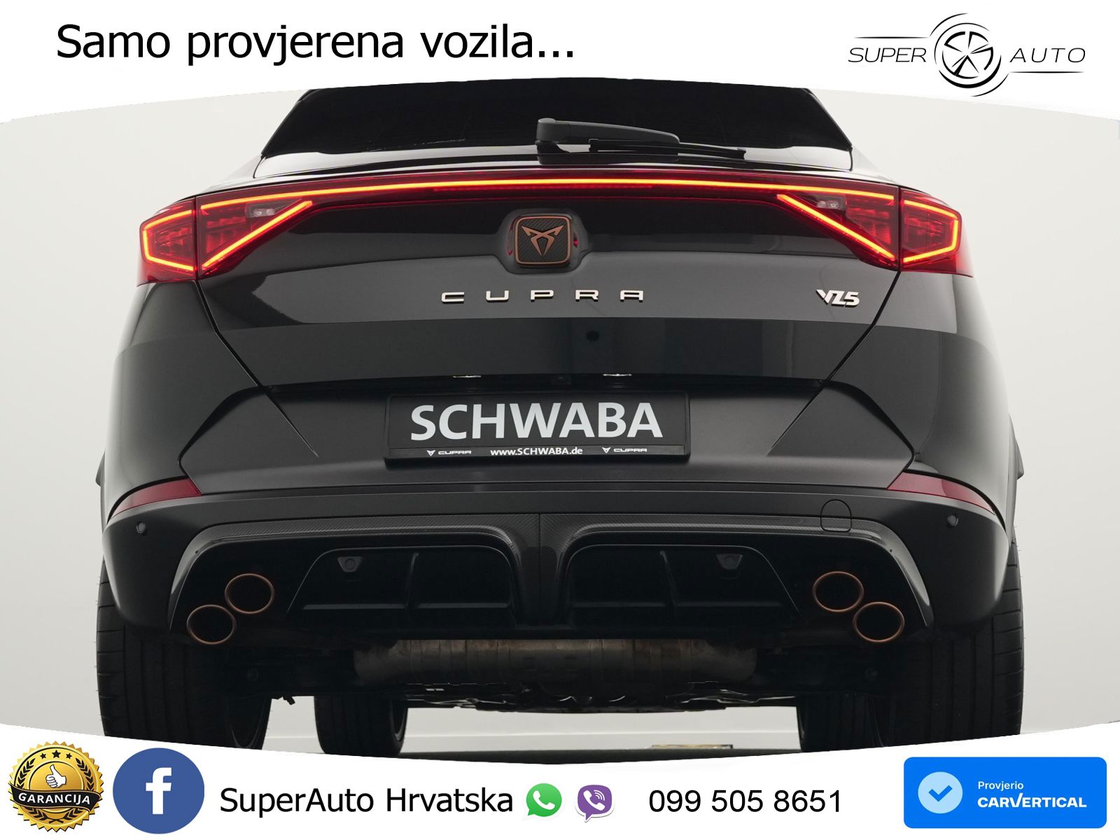 Cupra Formentor VZ5 2.5 TSI (390 KS) 4Drive DSG LED+GR SJED+ACC