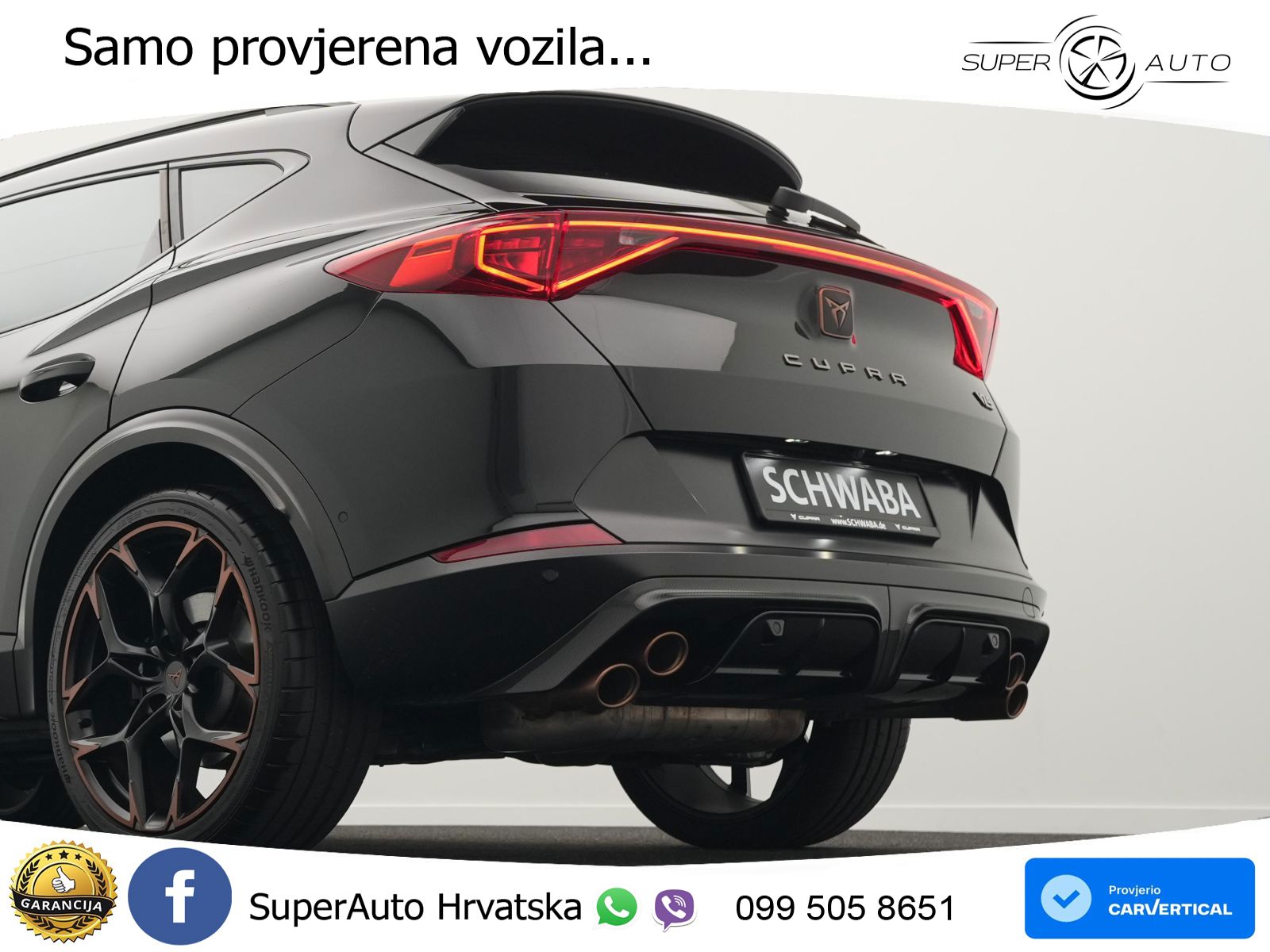 Cupra Formentor VZ5 2.5 TSI (390 KS) 4Drive DSG LED+GR SJED+ACC
