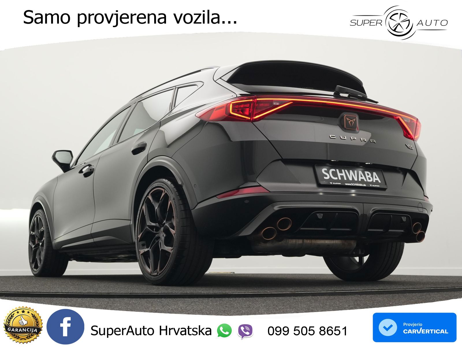 Cupra Formentor VZ5 2.5 TSI (390 KS) 4Drive DSG LED+GR SJED+ACC