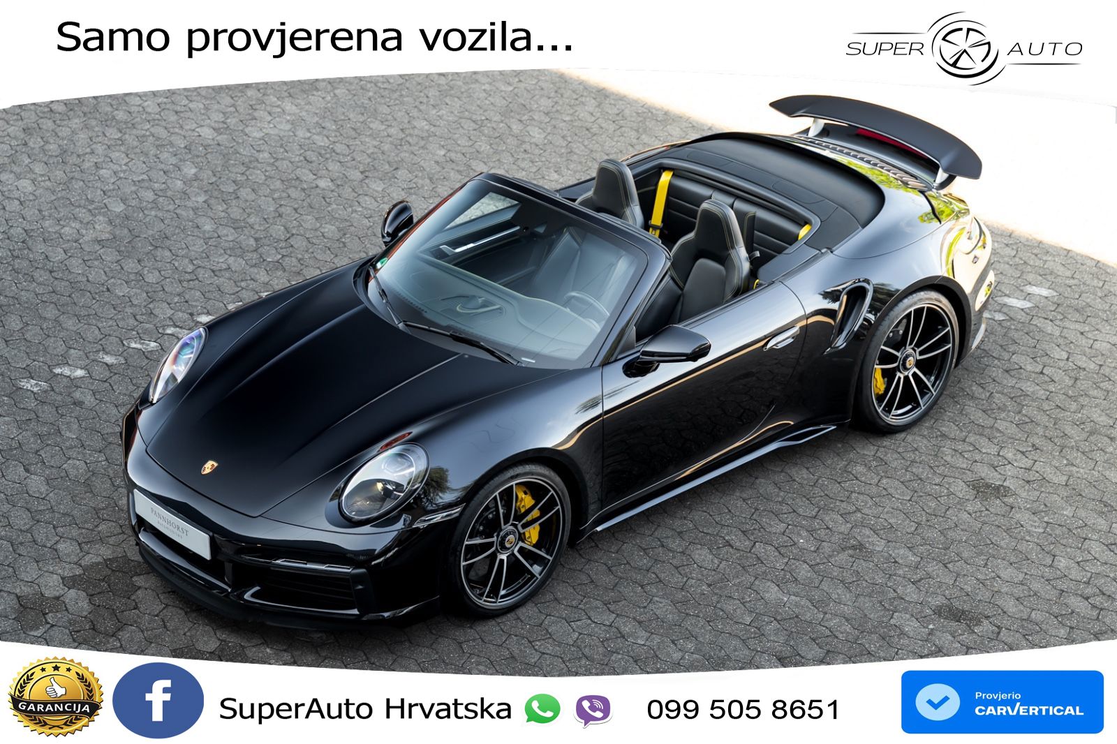 Porsche 911 Turbo S Cabriolet 3.8 (650 KS) PDK MATRIX+GR SJED+KAM