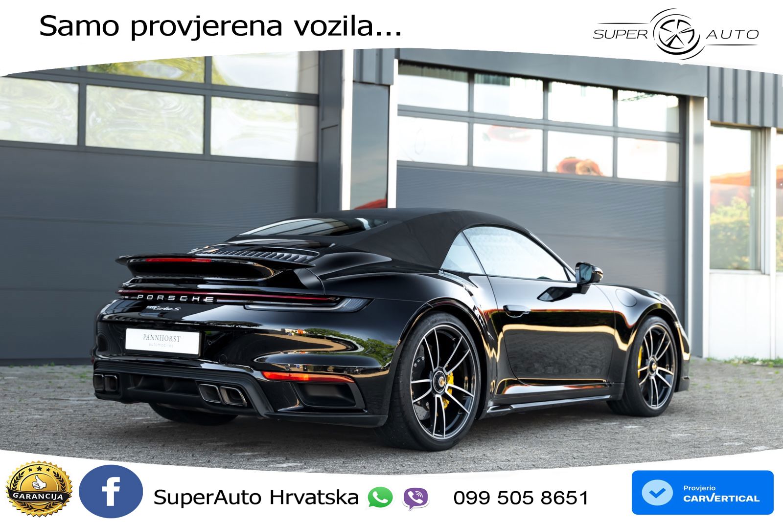 Porsche 911 Turbo S Cabriolet 3.8 (650 KS) PDK MATRIX+GR SJED+KAM