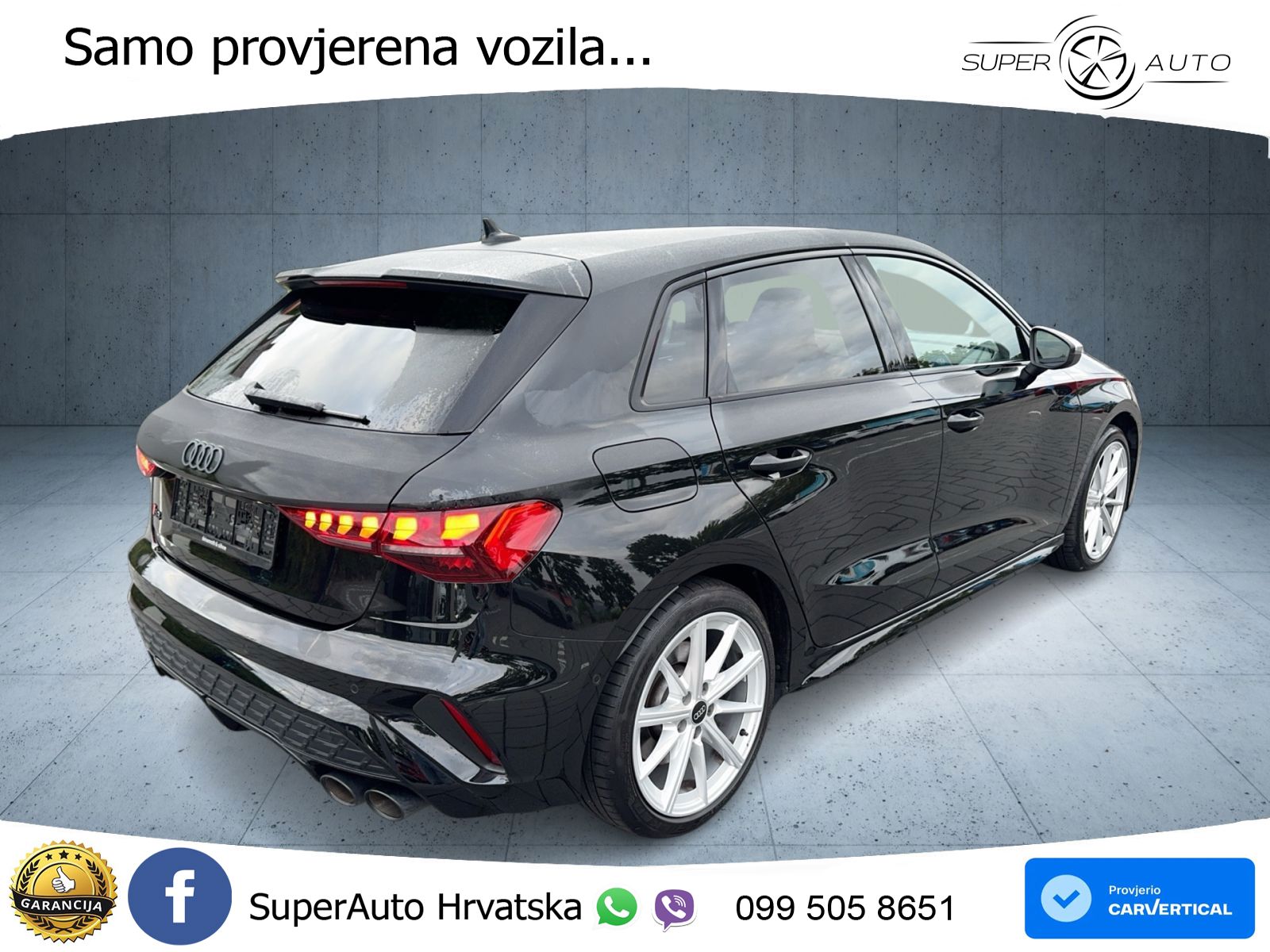 Audi S3 2.0 TFSI (333 KS) quattro S tronic LED+GR SJED+ACC