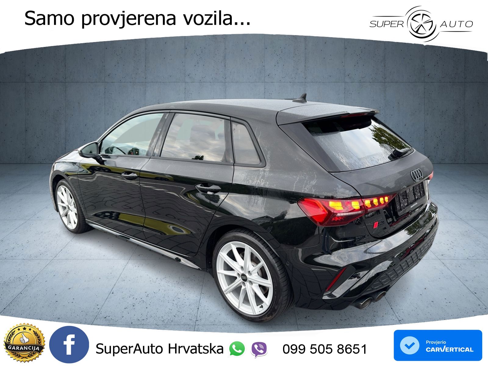 Audi S3 2.0 TFSI (333 KS) quattro S tronic LED+GR SJED+ACC