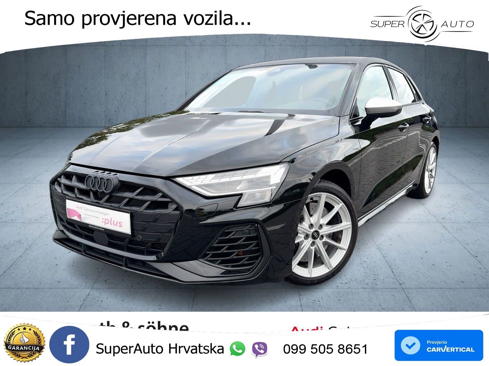 Audi S3 2.0 TFSI (333 KS) quattro S tronic LED+GR SJED+ACC