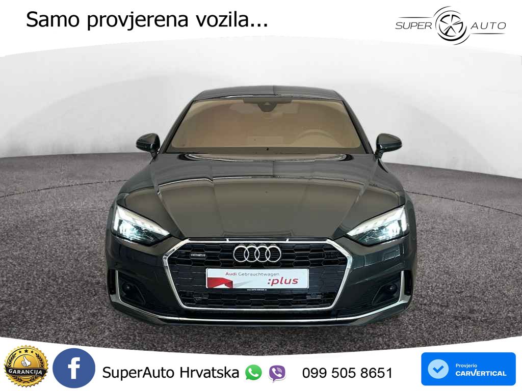 Audi A5 Sportback 40 TDI (204 KS) quattro S tronic advanced MATRIX+GR SJED+KAM