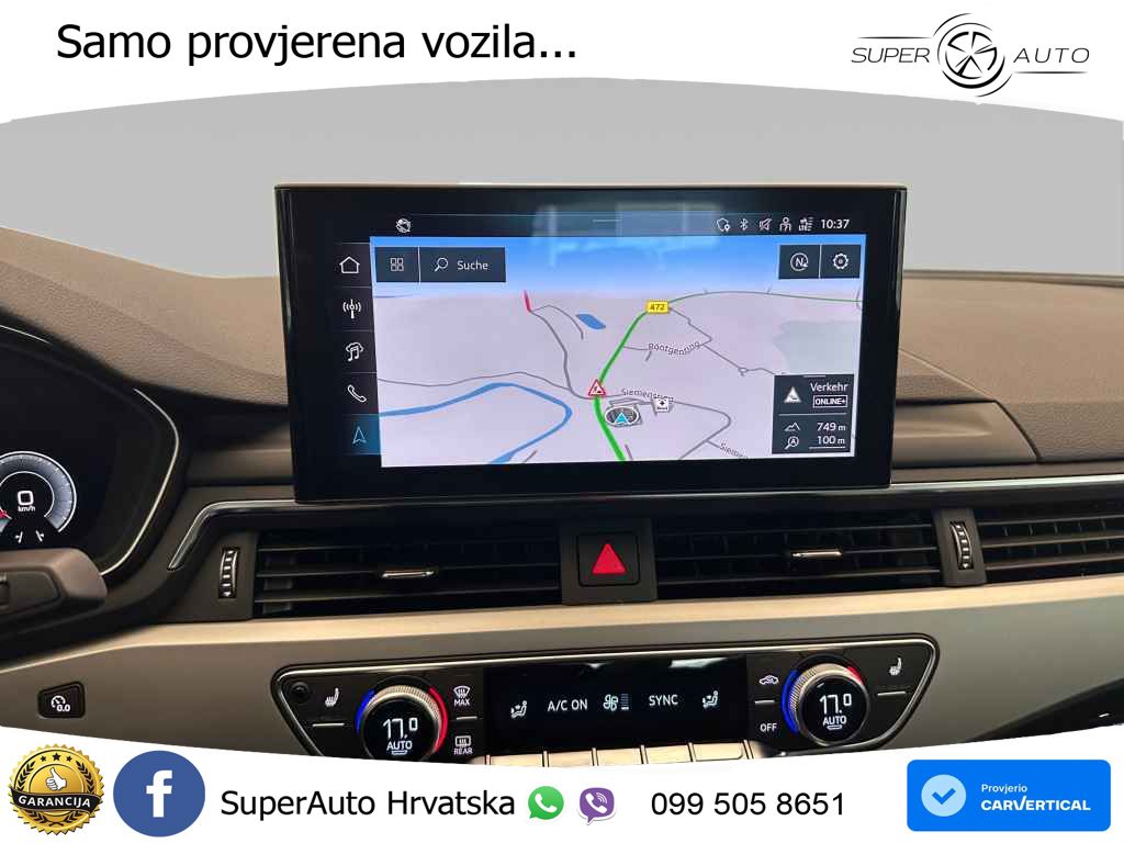 Audi A5 Sportback 40 TDI (204 KS) quattro S tronic advanced MATRIX+GR SJED+KAM