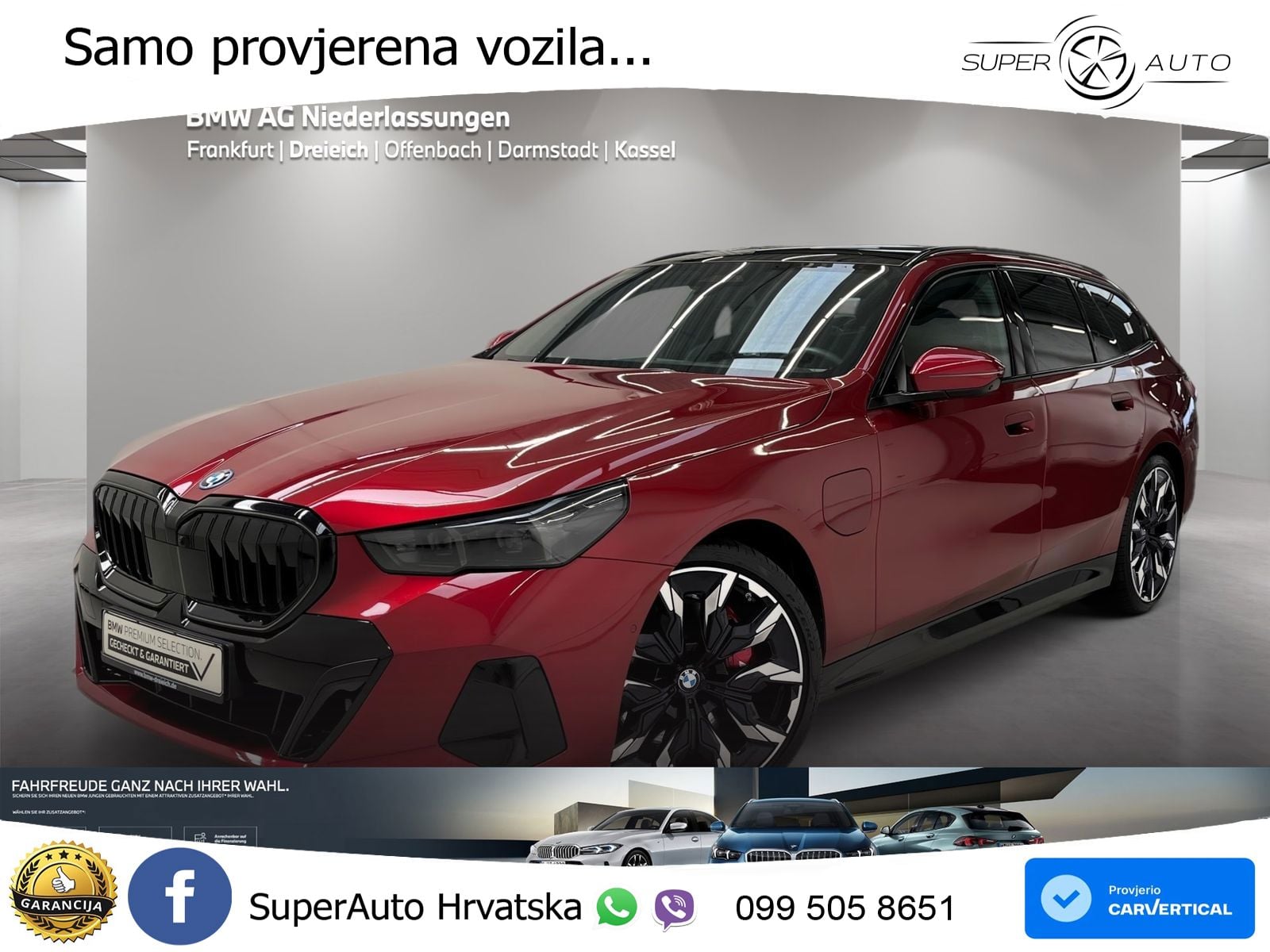 BMW 550e Touring (489 KS) xDrive Steptronic M Sport LED+GR SJED+ACC