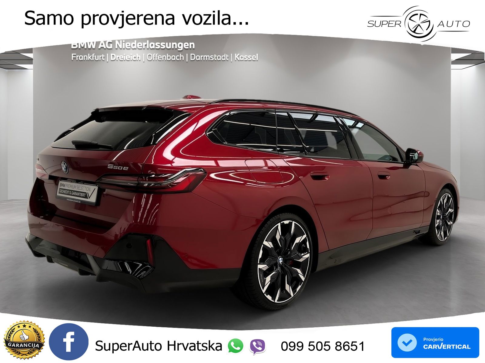 BMW 550e Touring (489 KS) xDrive Steptronic M Sport LED+GR SJED+ACC