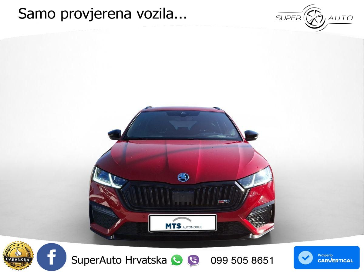 Škoda Octavia Combi RS 2.0 TDI (200 KS) DSG MATRIX+GR SJED+KAM