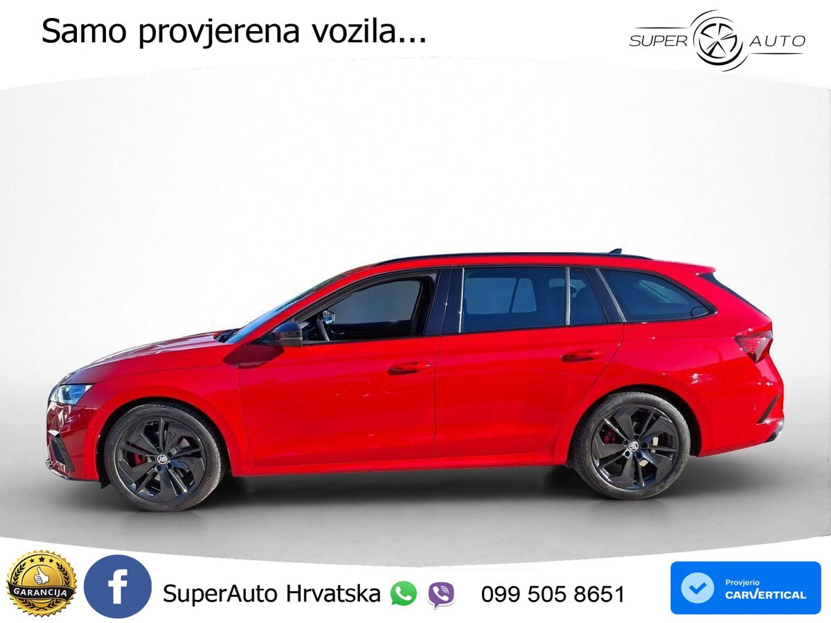Škoda Octavia Combi RS 2.0 TDI (200 KS) DSG MATRIX+GR SJED+KAM