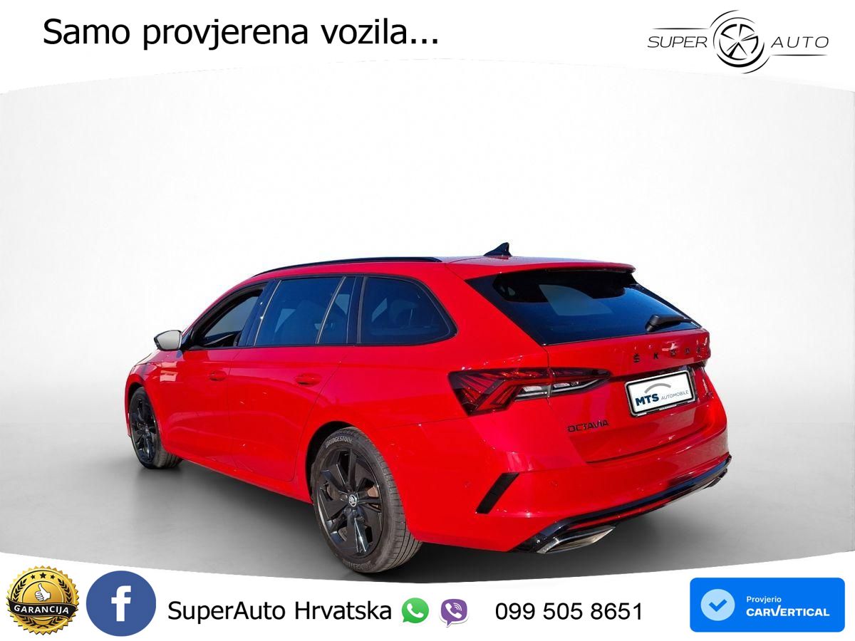 Škoda Octavia Combi RS 2.0 TDI (200 KS) DSG MATRIX+GR SJED+KAM