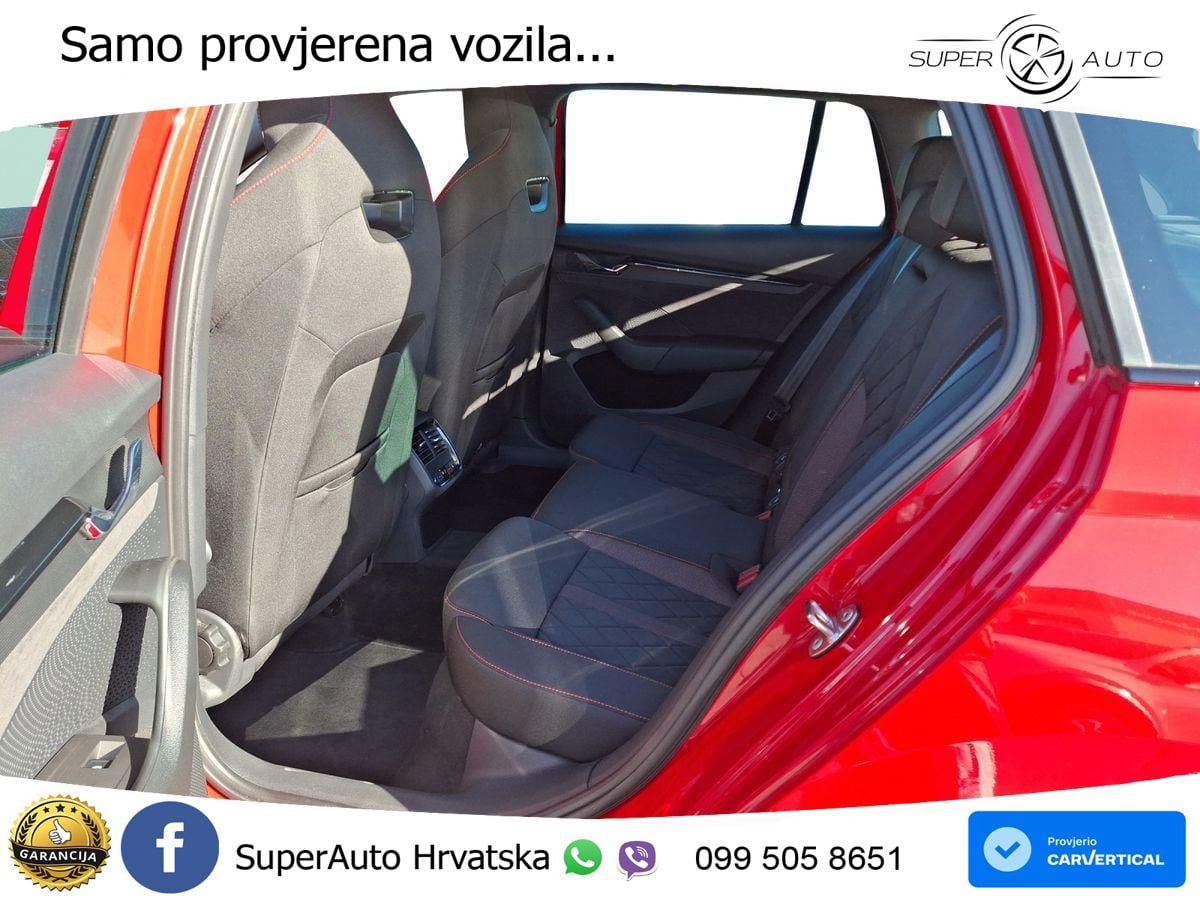 Škoda Octavia Combi RS 2.0 TDI (200 KS) DSG MATRIX+GR SJED+KAM