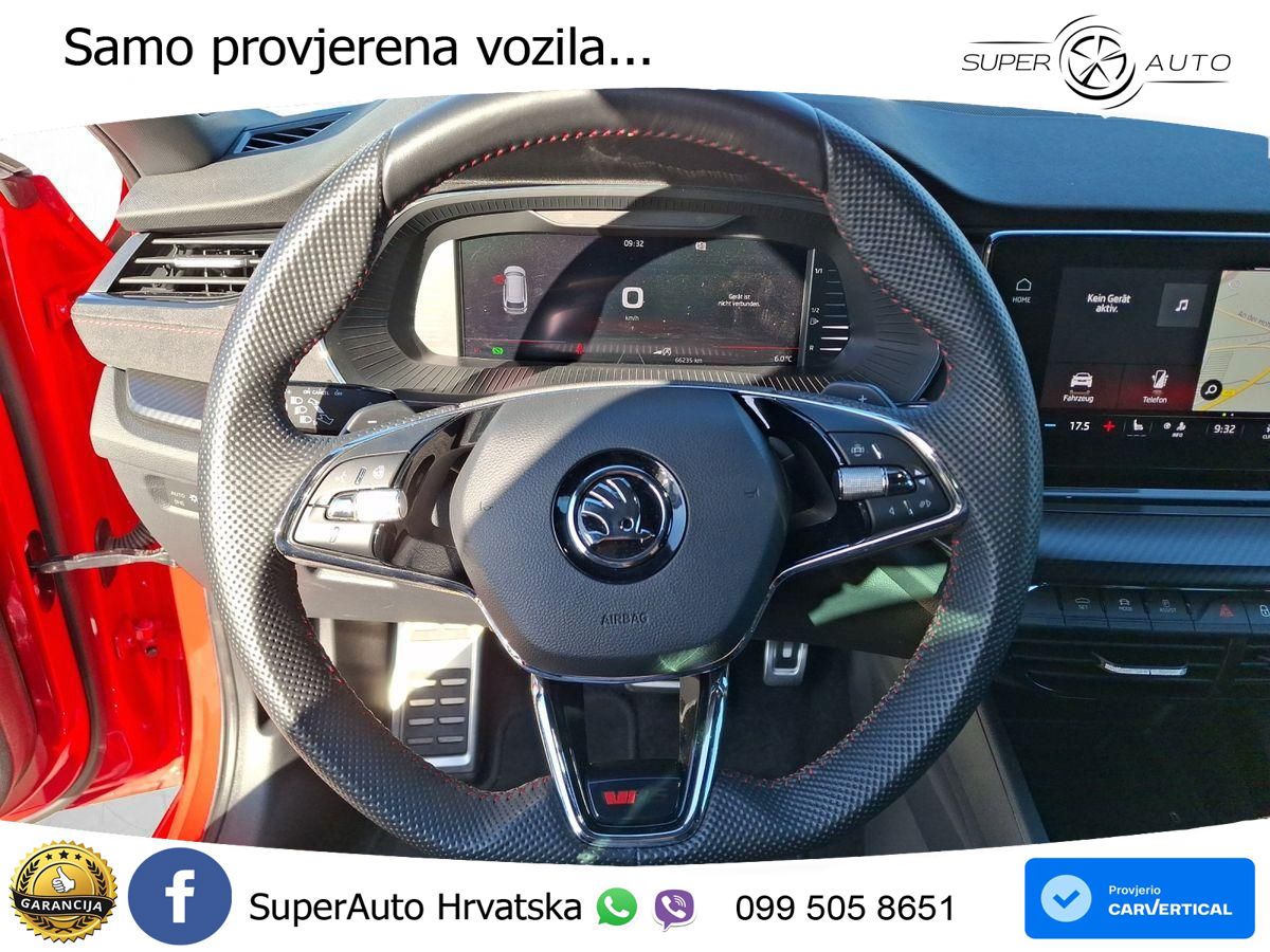 Škoda Octavia Combi RS 2.0 TDI (200 KS) DSG MATRIX+GR SJED+KAM