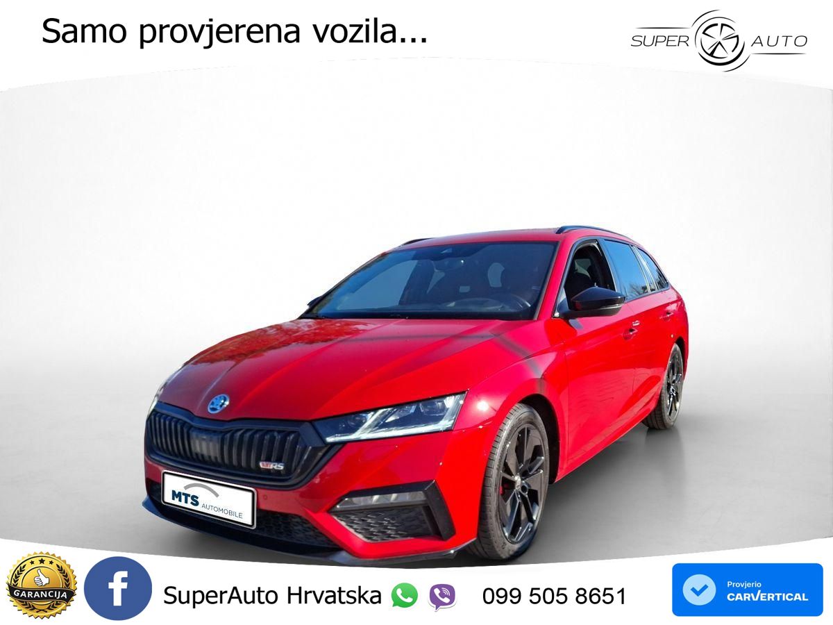 Škoda Octavia Combi RS 2.0 TDI (200 KS) DSG MATRIX+GR SJED+KAM