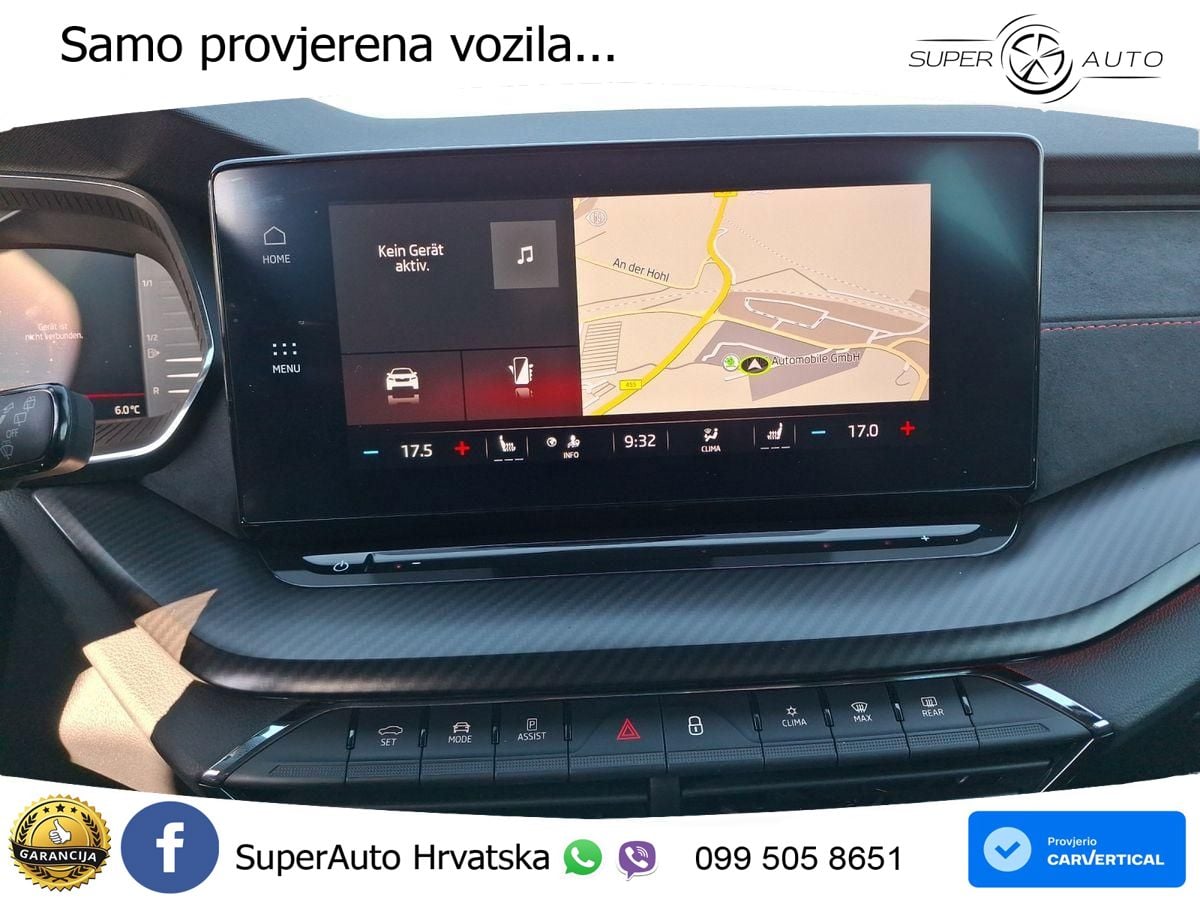 Škoda Octavia Combi RS 2.0 TDI (200 KS) DSG MATRIX+GR SJED+KAM