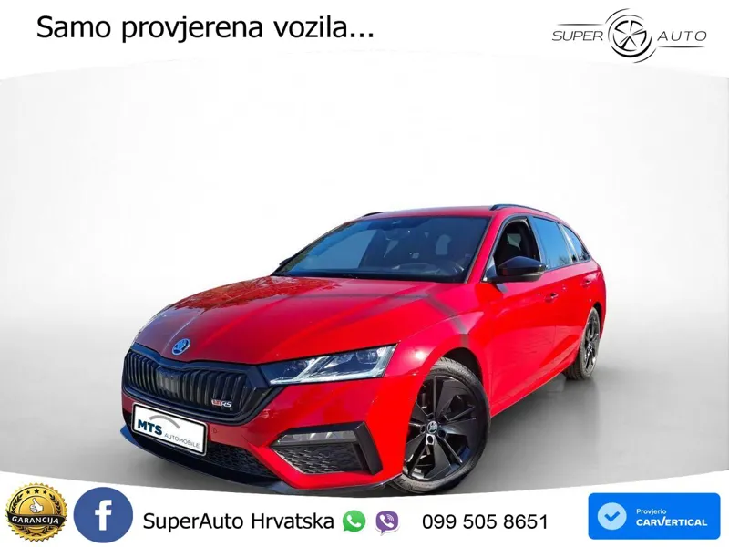 Škoda Octavia Combi RS 2.0 TDI (200 KS) DSG MATRIX+GR SJED+KAM