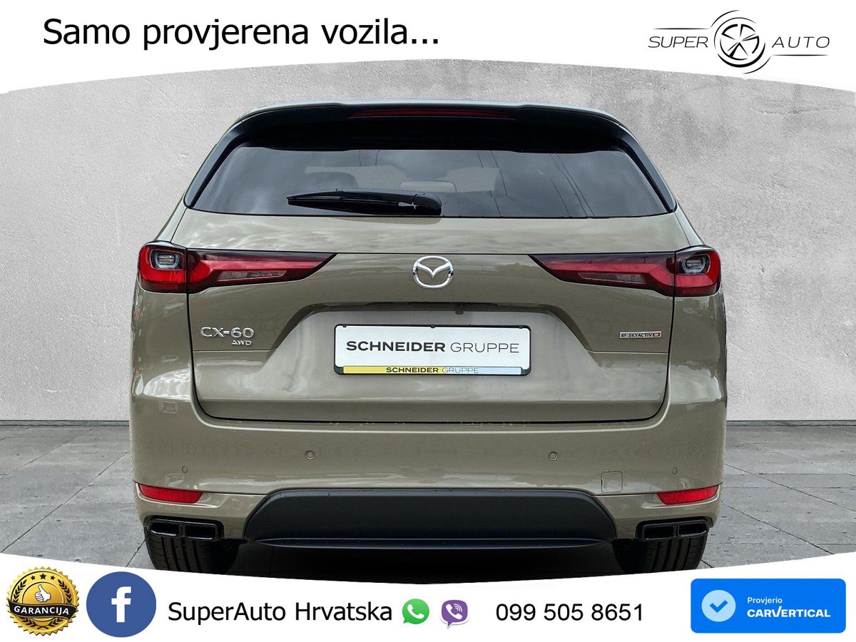 Mazda CX-60 3.3 e-Skyactiv D (254 KS) AWD Automatic LED+GR SJED+ACC