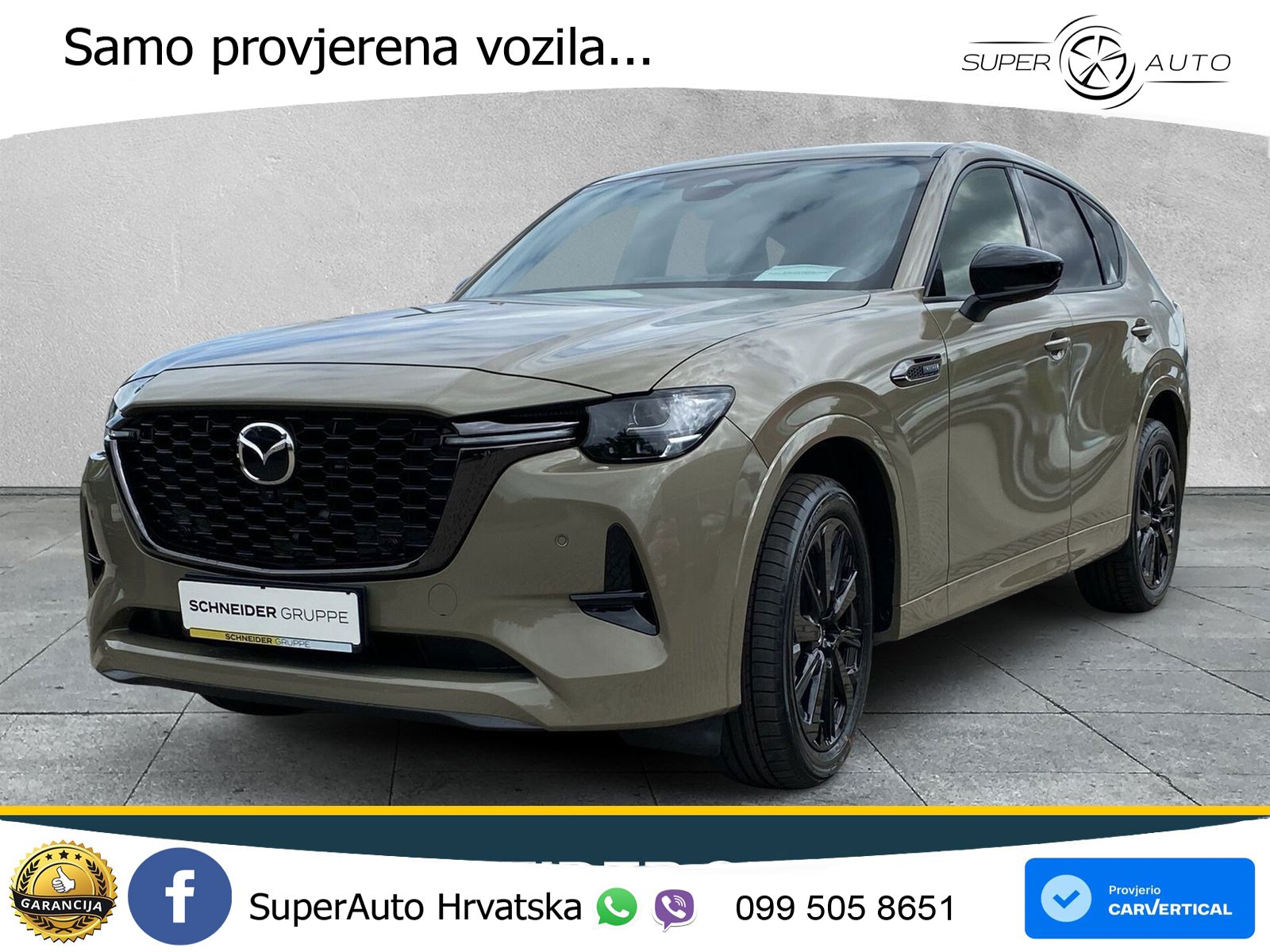 Mazda CX-60 3.3 e-Skyactiv D (254 KS) AWD Automatic LED+GR SJED+ACC