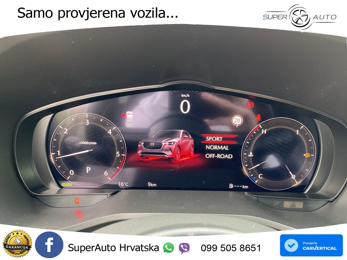 Mazda CX-60 3.3 e-Skyactiv D (254 KS) AWD Automatic LED+GR SJED+ACC