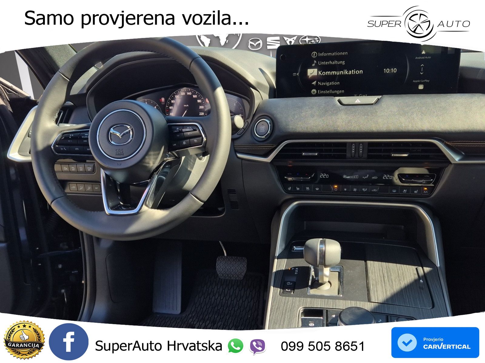 Mazda CX-60 3.3 e-Skyactiv D (254 KS) AWD Automatic LED+GR SJED+ACC