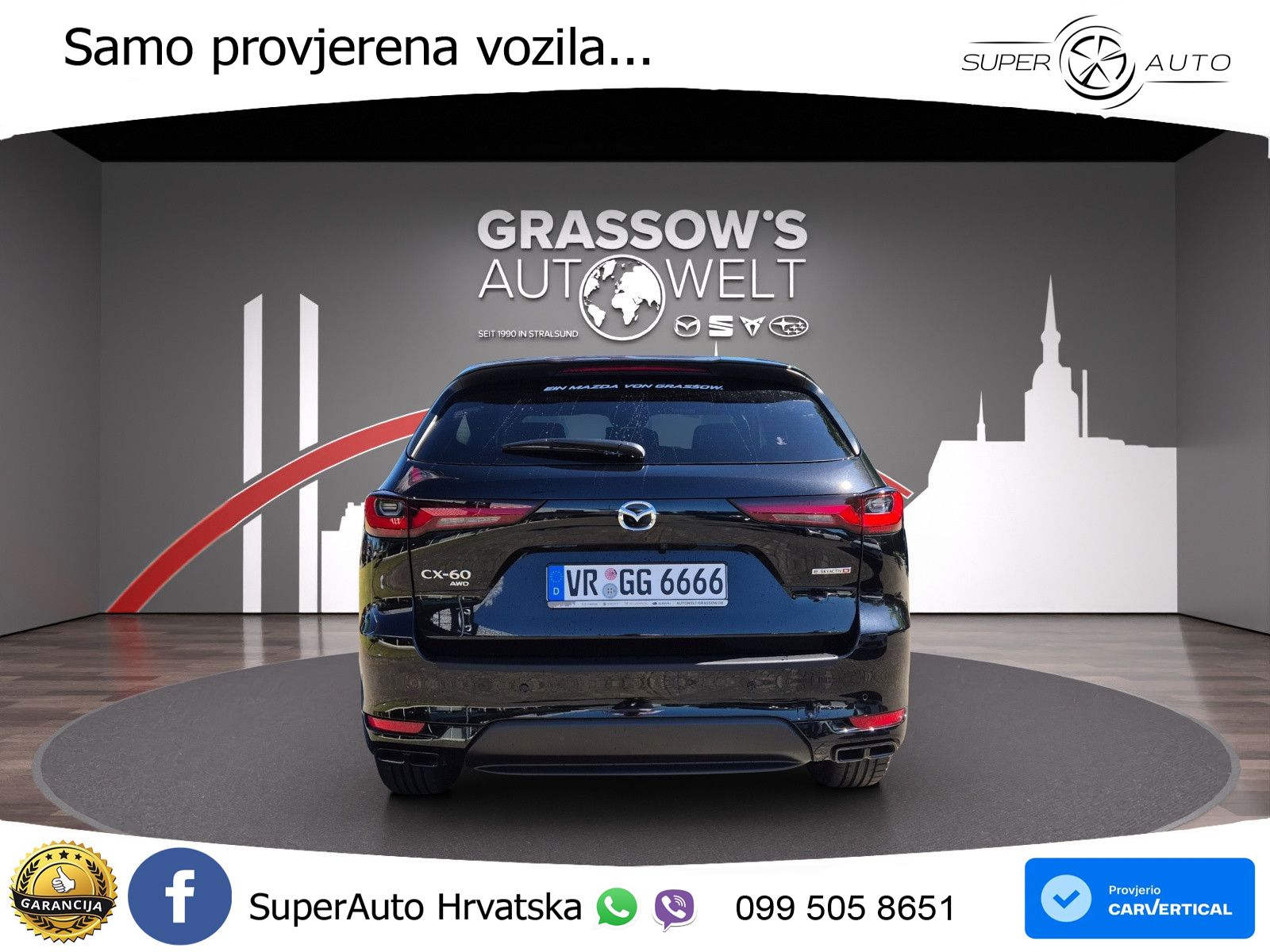 Mazda CX-60 3.3 e-Skyactiv D (254 KS) AWD Automatic LED+GR SJED+ACC