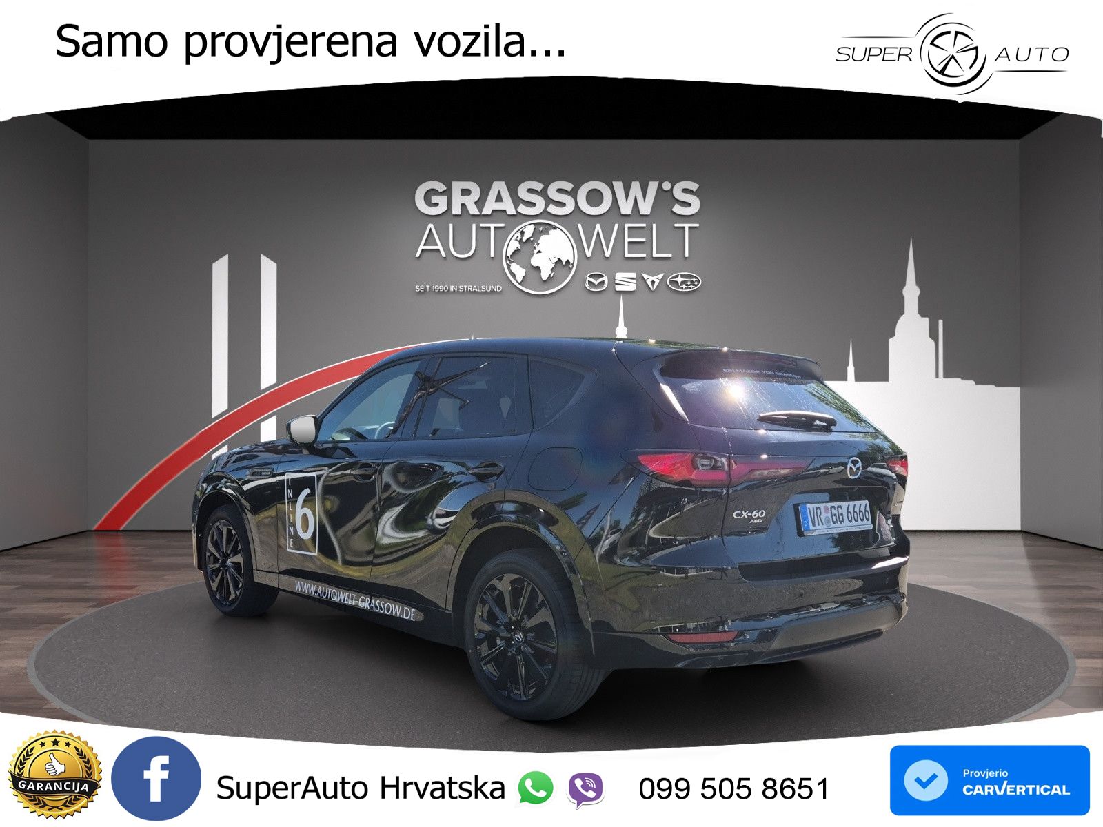 Mazda CX-60 3.3 e-Skyactiv D (254 KS) AWD Automatic LED+GR SJED+ACC