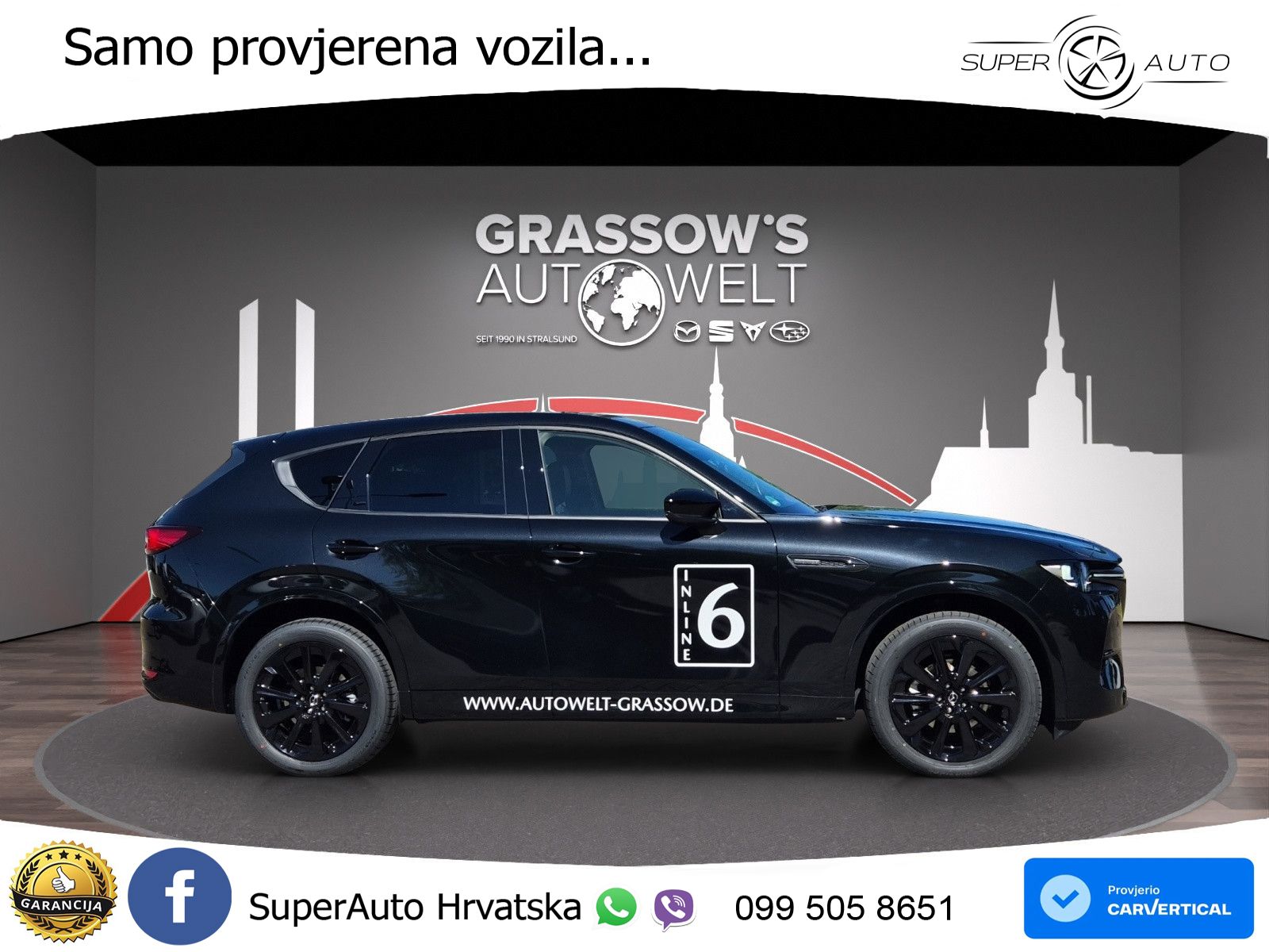 Mazda CX-60 3.3 e-Skyactiv D (254 KS) AWD Automatic LED+GR SJED+ACC