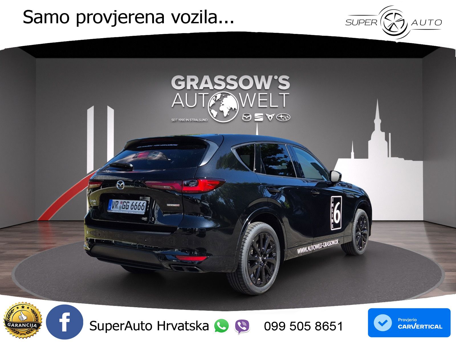 Mazda CX-60 3.3 e-Skyactiv D (254 KS) AWD Automatic LED+GR SJED+ACC