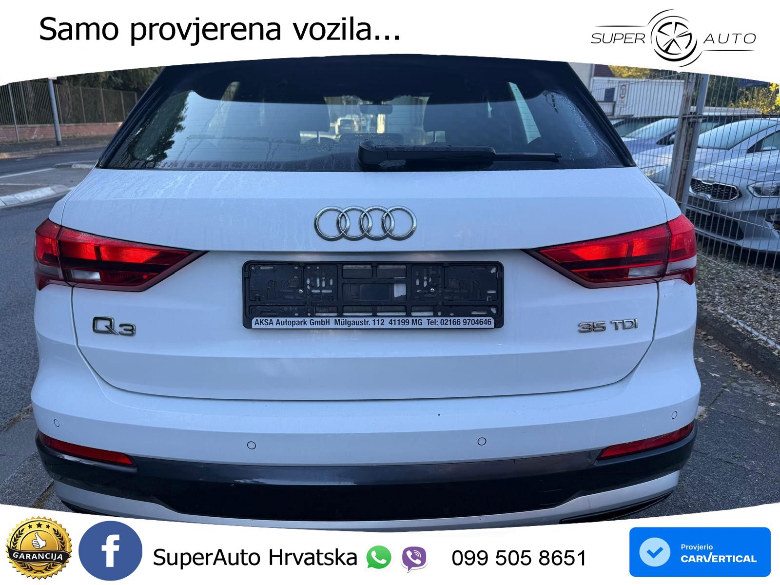 Audi Q3 35 TDI (150 KS) S tronic advanced LED+GR SJED+ACC