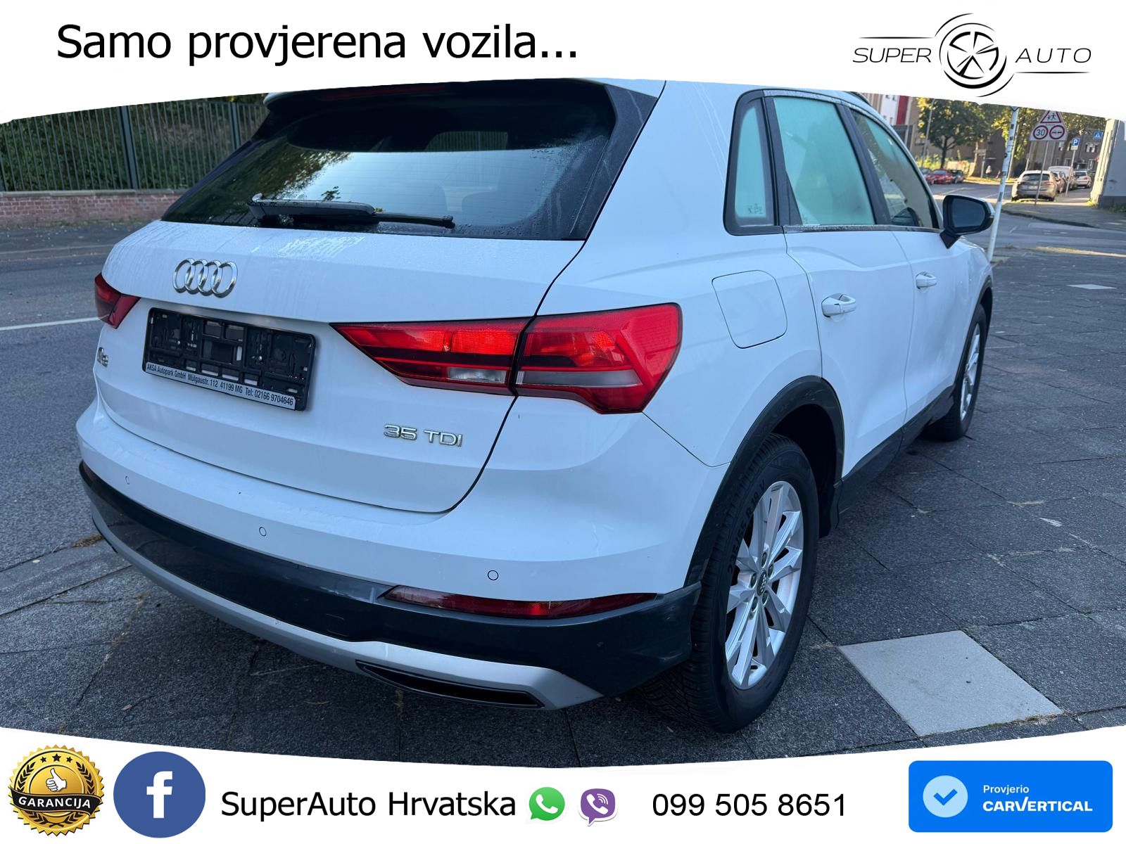 Audi Q3 35 TDI (150 KS) S tronic advanced LED+GR SJED+ACC