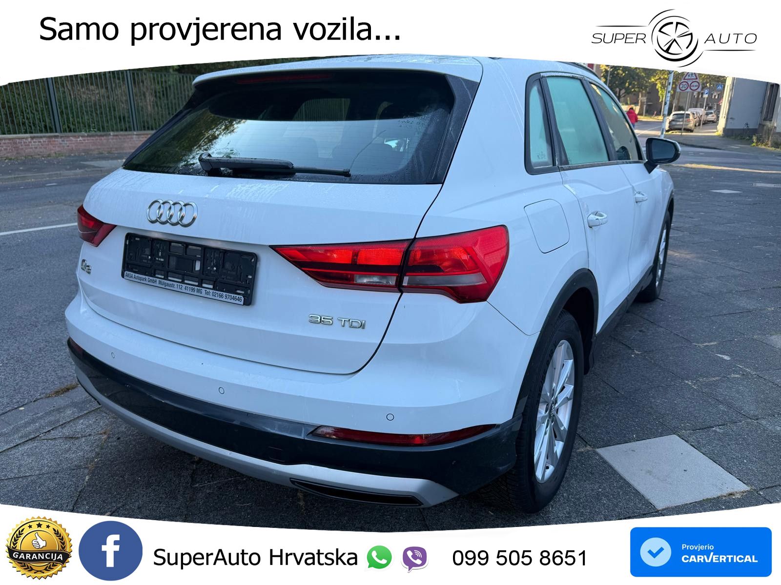 Audi Q3 35 TDI (150 KS) S tronic advanced LED+GR SJED+ACC