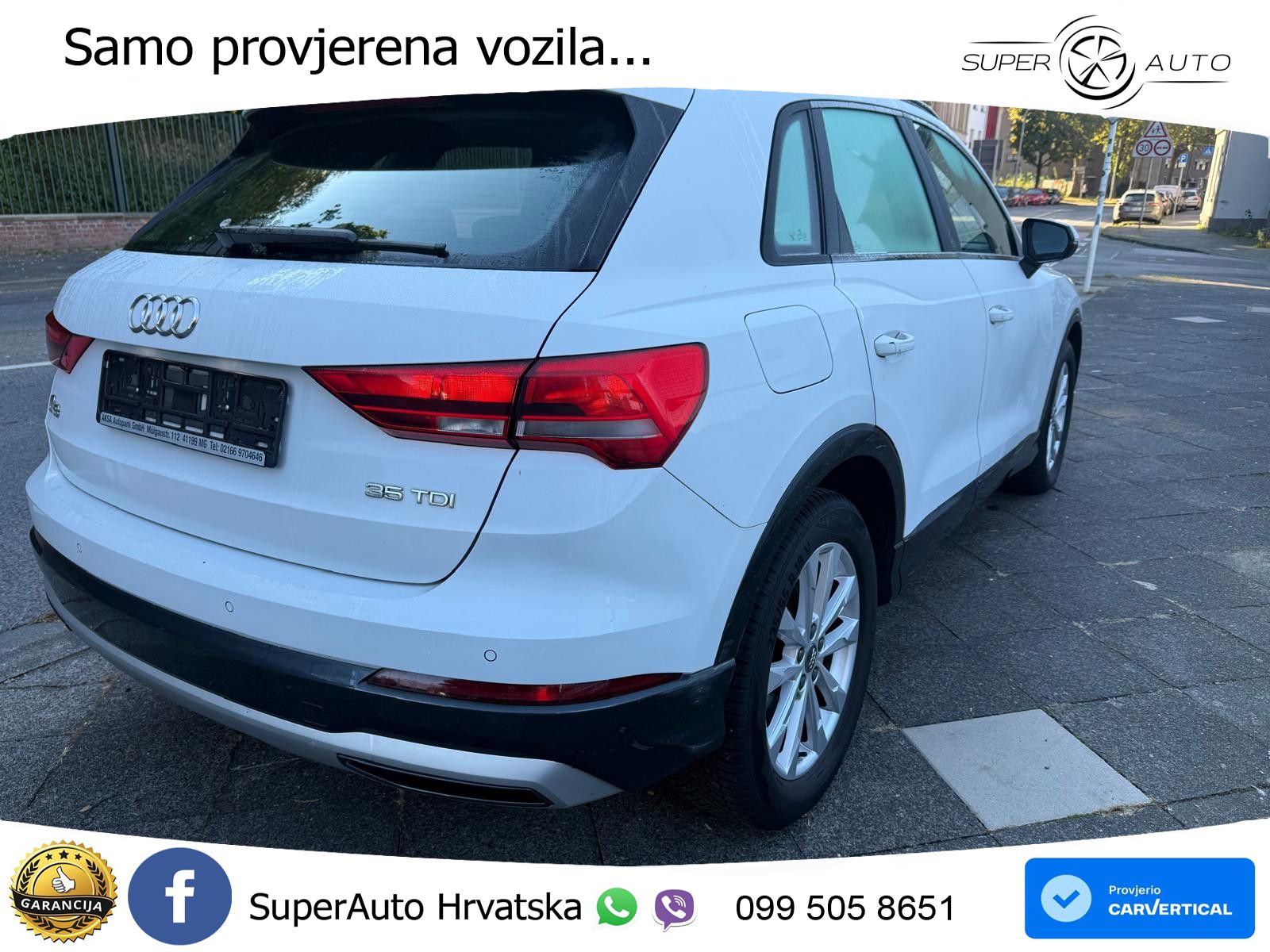 Audi Q3 35 TDI (150 KS) S tronic advanced LED+GR SJED+ACC