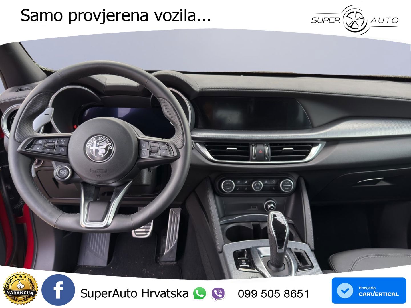 Alfa Romeo Stelvio 2.0 Turbo (280 KS) Q4 Automatic LED+GR SJED+ACC