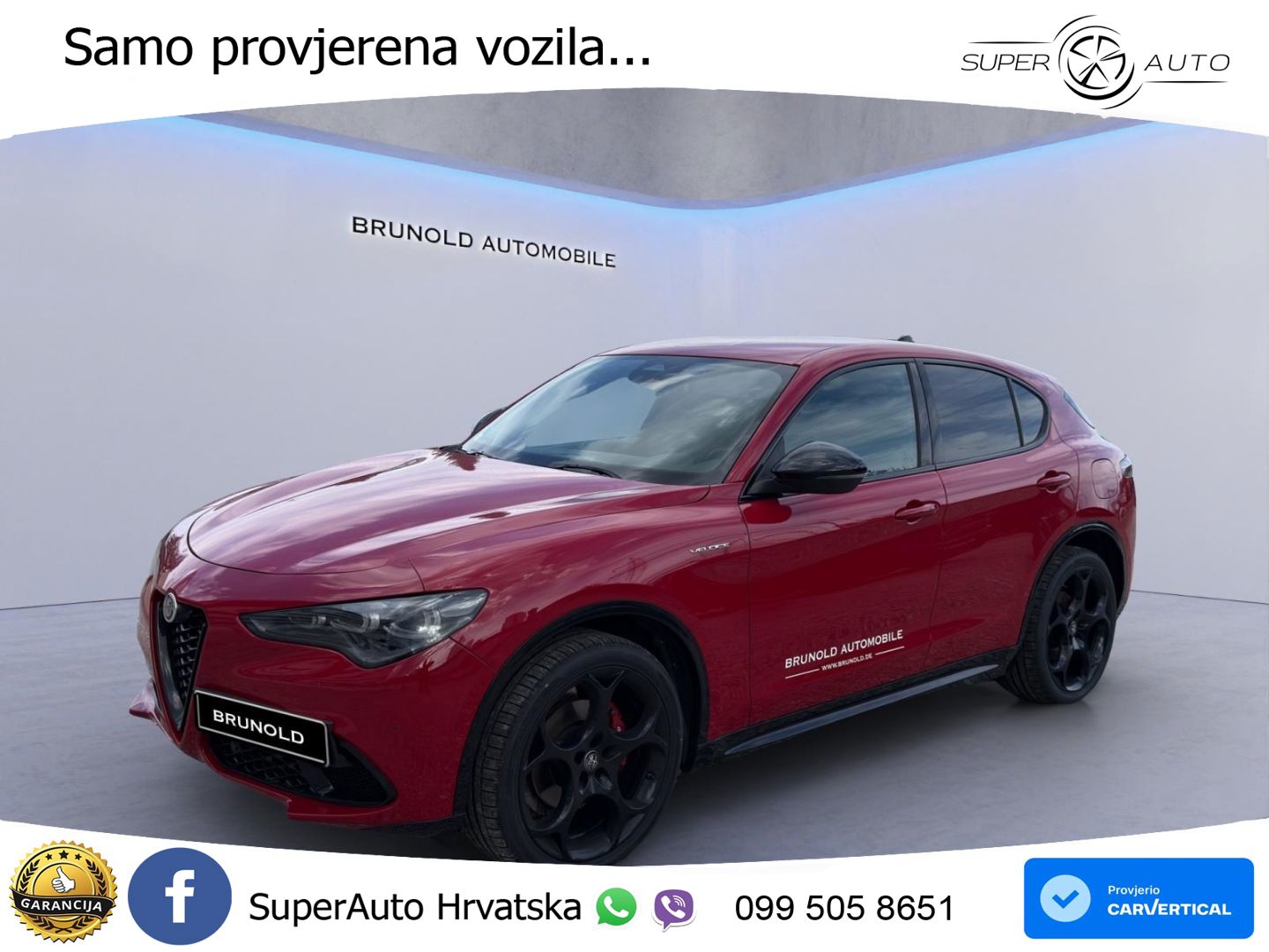 Alfa Romeo Stelvio 2.0 Turbo (280 KS) Q4 Automatic LED+GR SJED+ACC