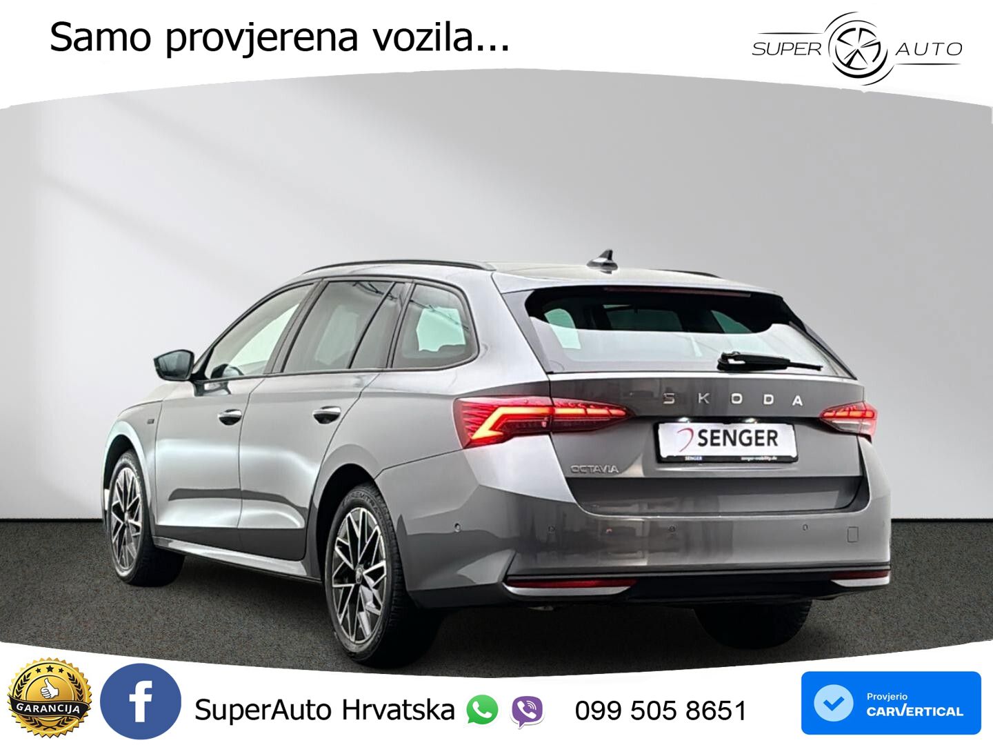 Škoda Octavia Combi 2.0 TDI (150 KS) DSG ACC+HEAD+GR SJED+360+PANO