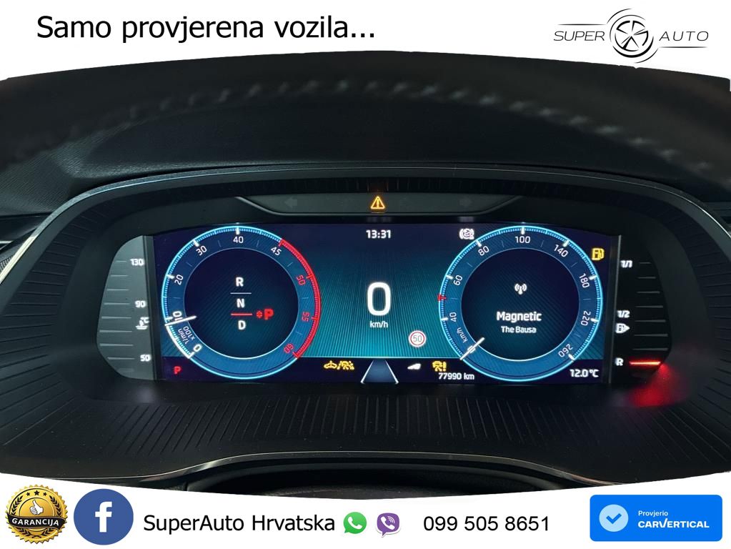 Škoda Octavia Combi 2.0 TDI (150 KS) DSG LED+GR SJED+ACC