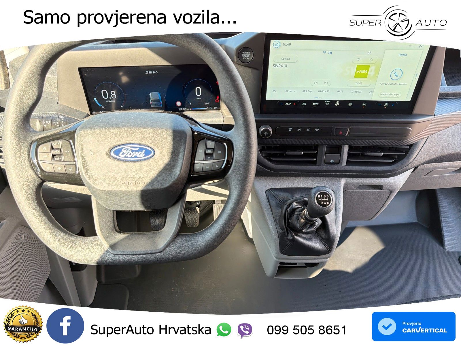 Ford Transit Custom Kombi 320 L1 FWD Trend 136 KS