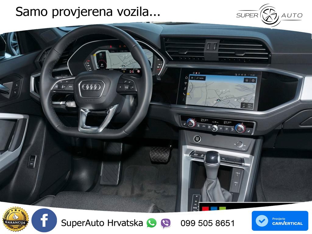 Audi Q3 35 TFSI (150 KS) S tronic advanced LED+GR SJED+ACC