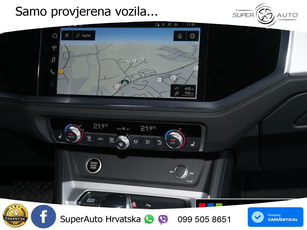Audi Q3 35 TFSI (150 KS) S tronic advanced LED+GR SJED+ACC