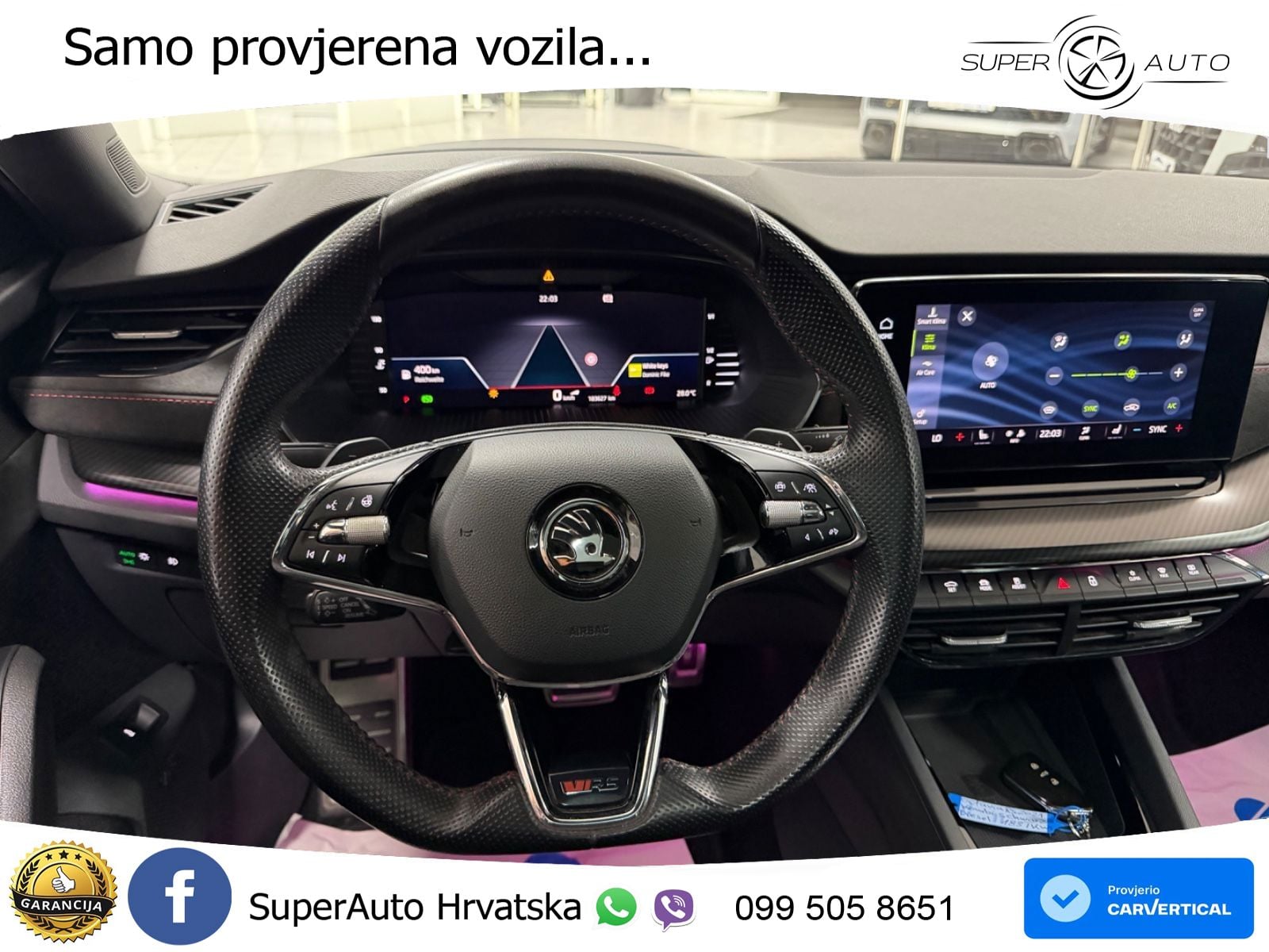 Škoda Octavia Combi RS 2.0 TDI (200 KS) 4x4 DSG LED+GR SJED+ACC