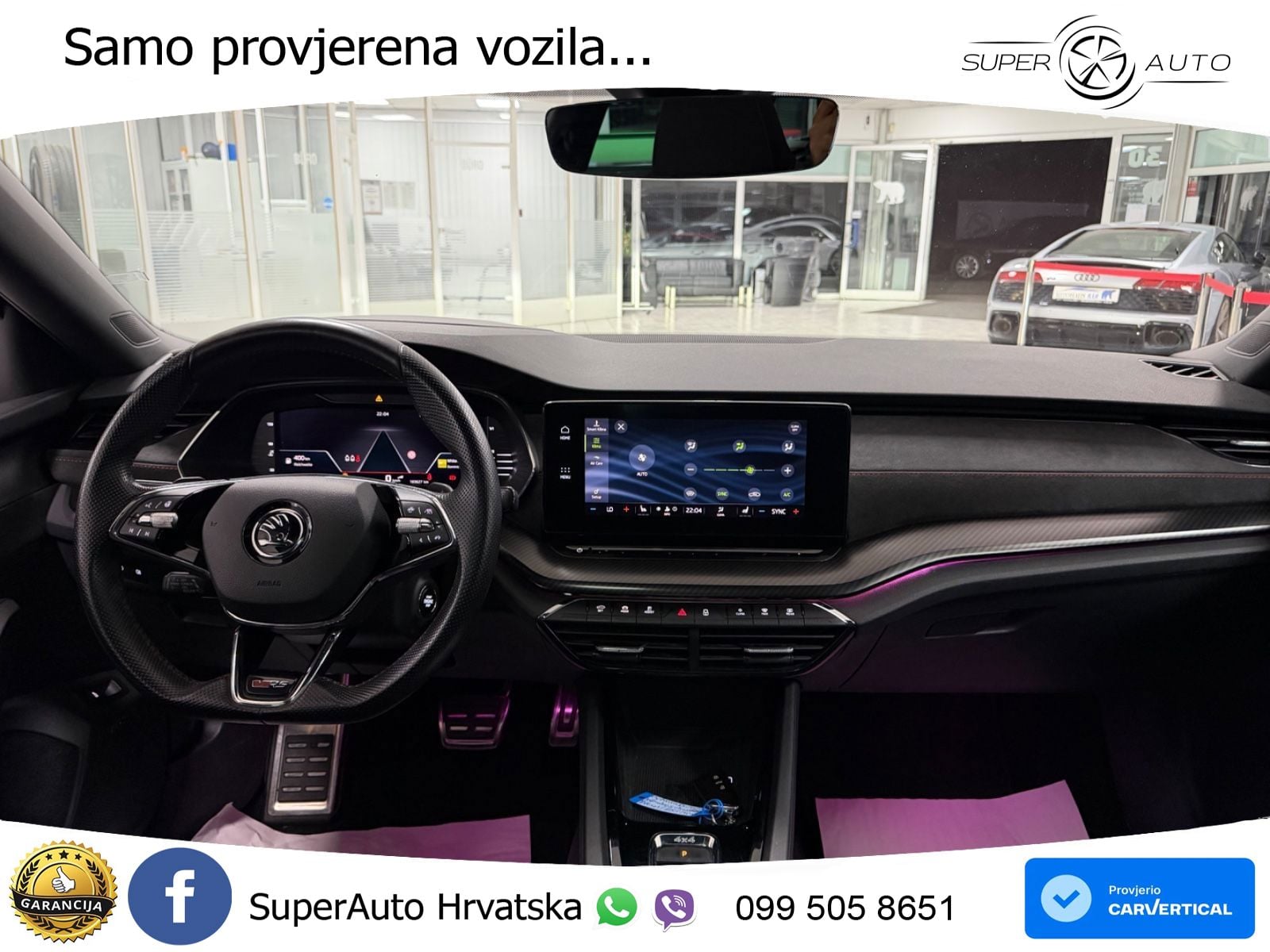 Škoda Octavia Combi RS 2.0 TDI (200 KS) 4x4 DSG LED+GR SJED+ACC