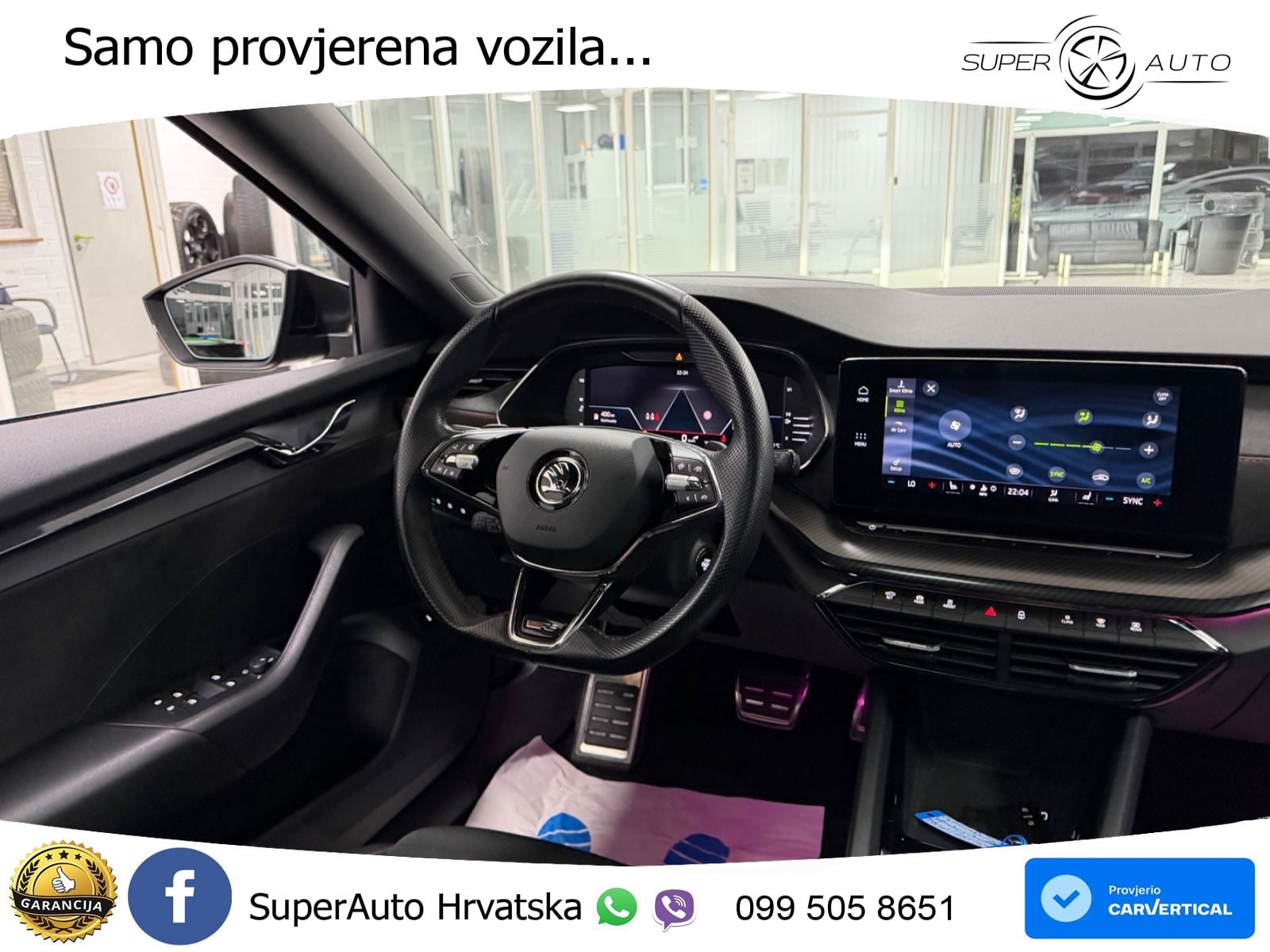 Škoda Octavia Combi RS 2.0 TDI (200 KS) 4x4 DSG LED+GR SJED+ACC