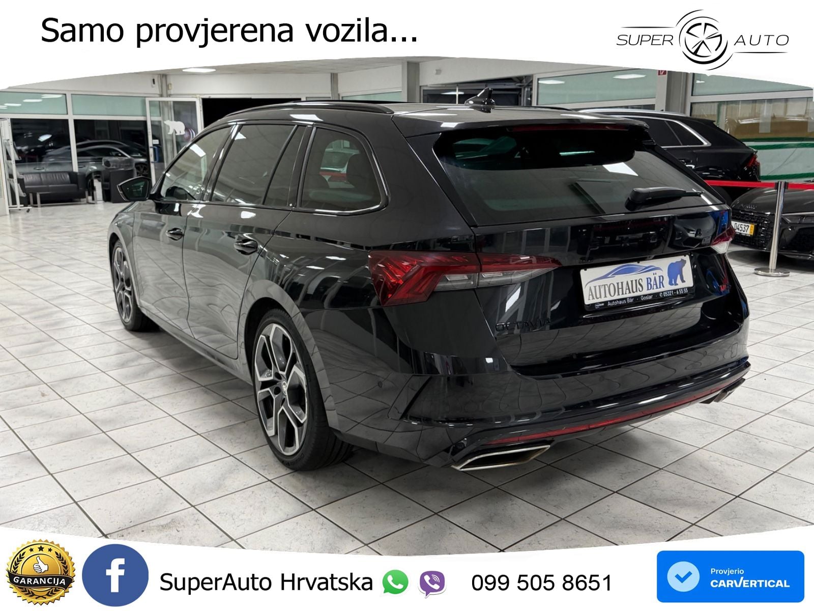 Škoda Octavia Combi RS 2.0 TDI (200 KS) 4x4 DSG LED+GR SJED+ACC