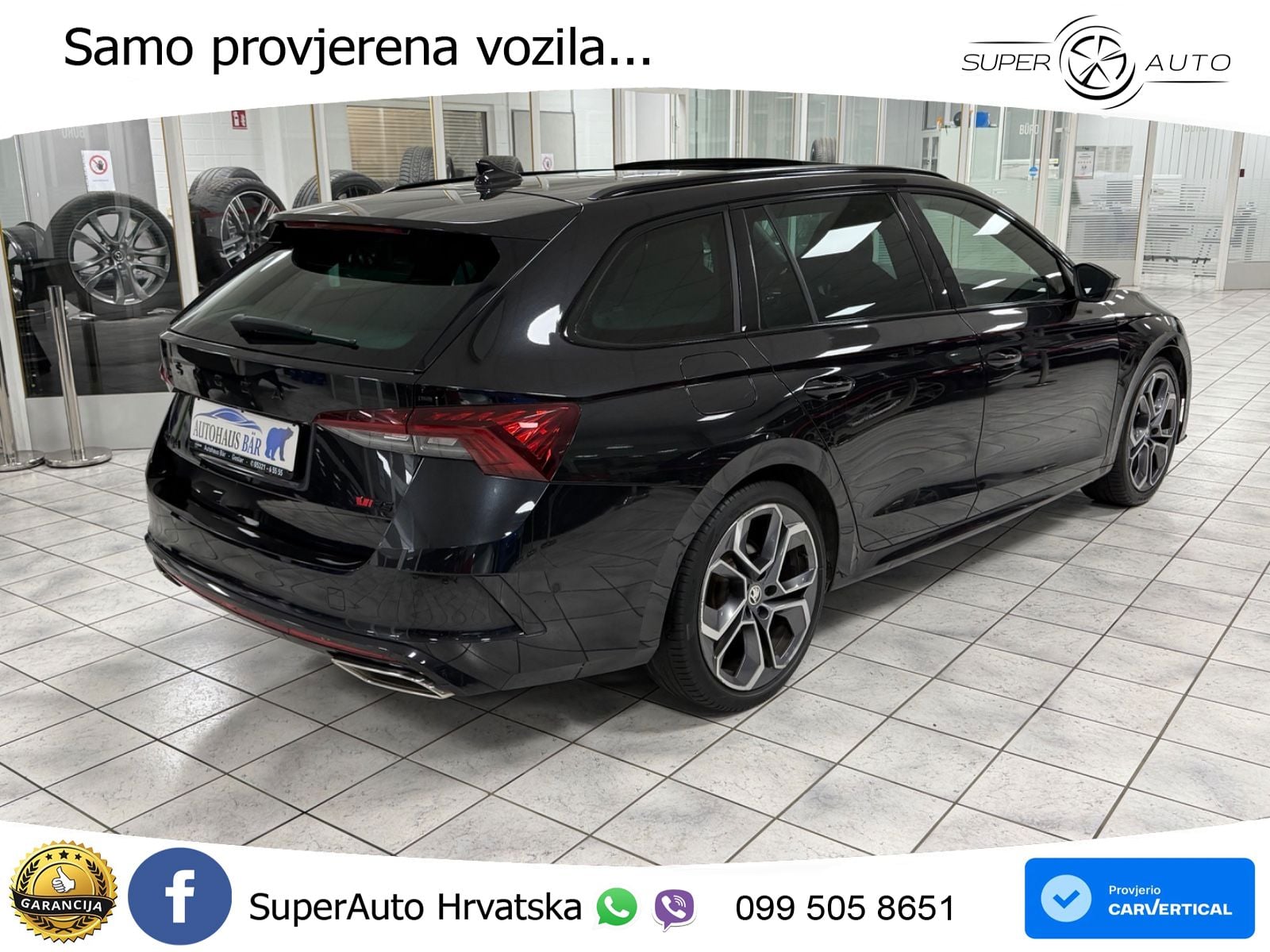 Škoda Octavia Combi RS 2.0 TDI (200 KS) 4x4 DSG LED+GR SJED+ACC